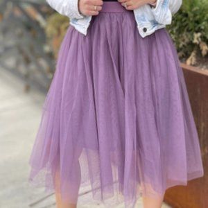 Haute Monde Lilac Tutu Skirt Size S